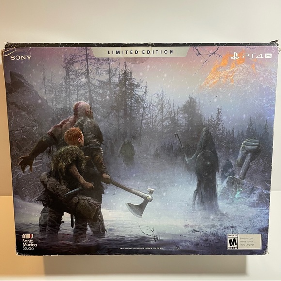 (BUNDLE) PlayStation 4 Pro God of War Limited Edition W/ 1 Game, & Accessories! - Picture 12 of 16
